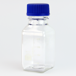 Square Reagent Bottles, borosilicate glass, screw cap, 250ml