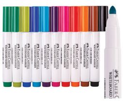 Faber Whiteboard Markers, Pack 10