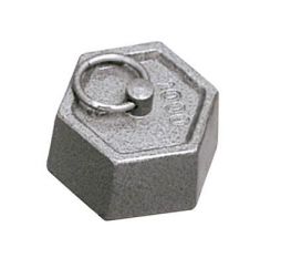 Weights, cast iron, hexagonal with ring