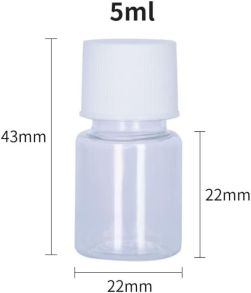5ml Storage Jar with Lid, 10 Pack
