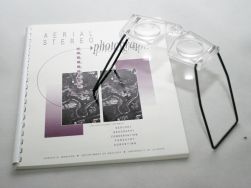 Aerial stereo photographs with stereo glasses