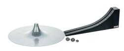 Alpha scattering demonstration model