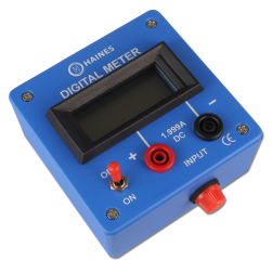 Ammeter, DC, digital, 0-2A x 1mA