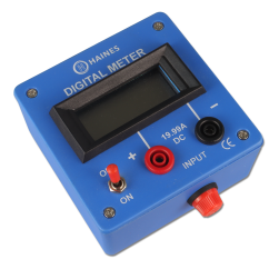 Ammeter, DC, digital, 0-20A x 10mA