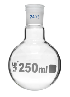 Boiling Flask, Round Base, Short Neck, 250ml, 24/29