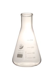 Flask, Erlenmeyer (Conical), glass 250ml, 10 pieces
