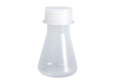 Flask, Erlenmeyer, Plastic, 100ml, Screw Cap