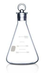 Flask, Erlenmeyer, Glass, 250ml with Stopper