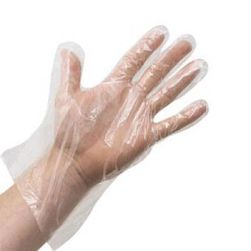 Polyethylene gloves, pk/100