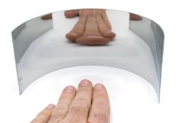 Plane Half Cylinder Concave Stainless Steel Mirror