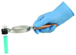 Test tube holder, spring type