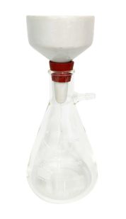 Vacuum filtration, buchner funnel, Porcelain, 500ml flask