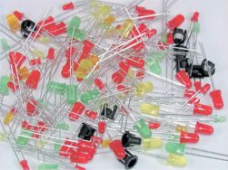 LEDs, mixed pack, pk/100