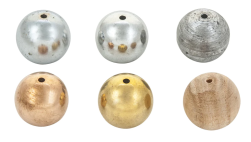 Balls, metal, 25mm, set of 6