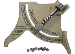 Marble launcher with balls