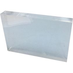 Rectangular prism, giant block, 180 x 125 x 25mm, acrylic