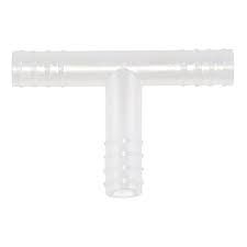 Tube connector, T, PP, 10mm OD
