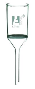 Buchner funnel, glass, sintered disc