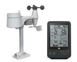 Weather station, digital, with display