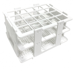 Test tube rack, for tubes up to 18mm dia., 20 place