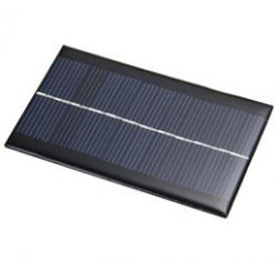 Solar Cell, 1.5V x 450mA, 62 x 120mm, epoxy resin