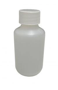 Bottle, storage, HDPE, with screw cap, 125ml