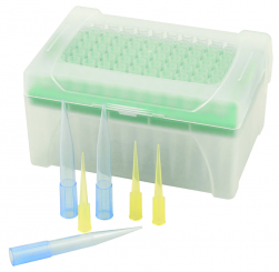 Racked Micropipette Tips, 2-200µl, 96 Tips