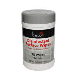 Disinfectant Surface Wipes, 75 sheets, canister