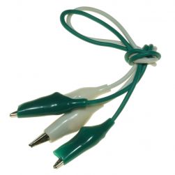 Worcester Circuit Board spares,  Lead w/alligator clips (pair)