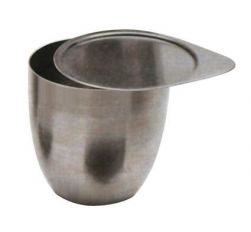 Crucible, nickel, with lid