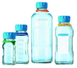 Youtility lab bottle, Schott, clear