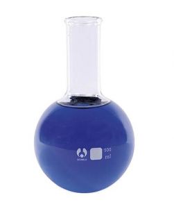 Flask, Boiling, borosilicate glass, round bottom