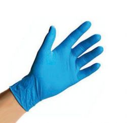 Nitrile gloves, box/100