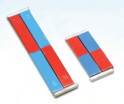 Chrome Steel Bar Magnets pair, 100mm