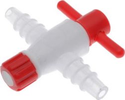Stopcock, two way, PP, suits 6-9mm tubing