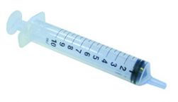 Syringe, plastic, disposable