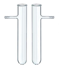 Test tube with side arm, borosilicate glass