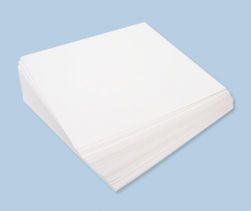 White cardboard squares, 100 pkt