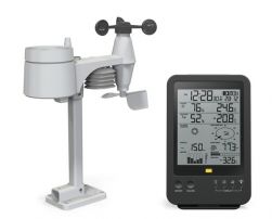 Weather station, digital, with display