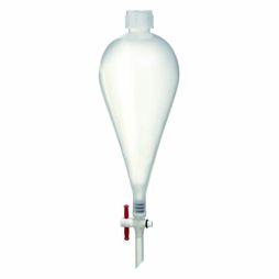 Funnels, separating, polypropylene, pear