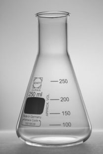Erlenmeyer flask, Schott Duran, narrow neck