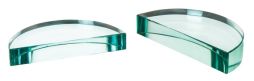 Glass block, semi-circular