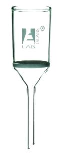 Buchner funnel, glass, sintered disc