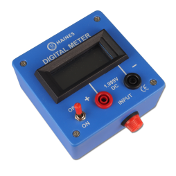 Voltmeter, DC, digital, 0-2V x 1mV