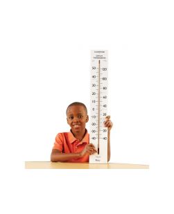 Giant classroom thermometer