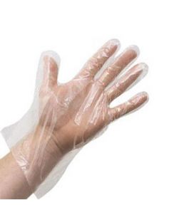 Polyethylene gloves, pk/100