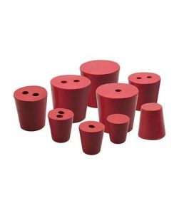Rubber stoppers, pk/10, bottom 31mm dia, top 36mm dia, height 35mm