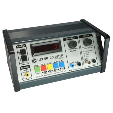 Geiger counter, digital, with times & rate, 240V. AC