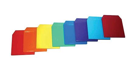 Light box, colour plates, all colours, set/8 (new type)