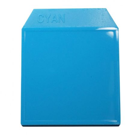 Light box, colour plate, cyan